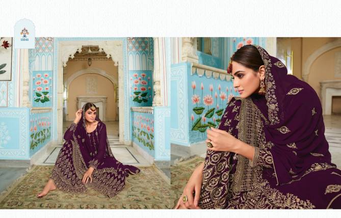 Zisha Simran Heavy Wedding Wear Heavy Georgette Designer Latest Salwar Suit Collection